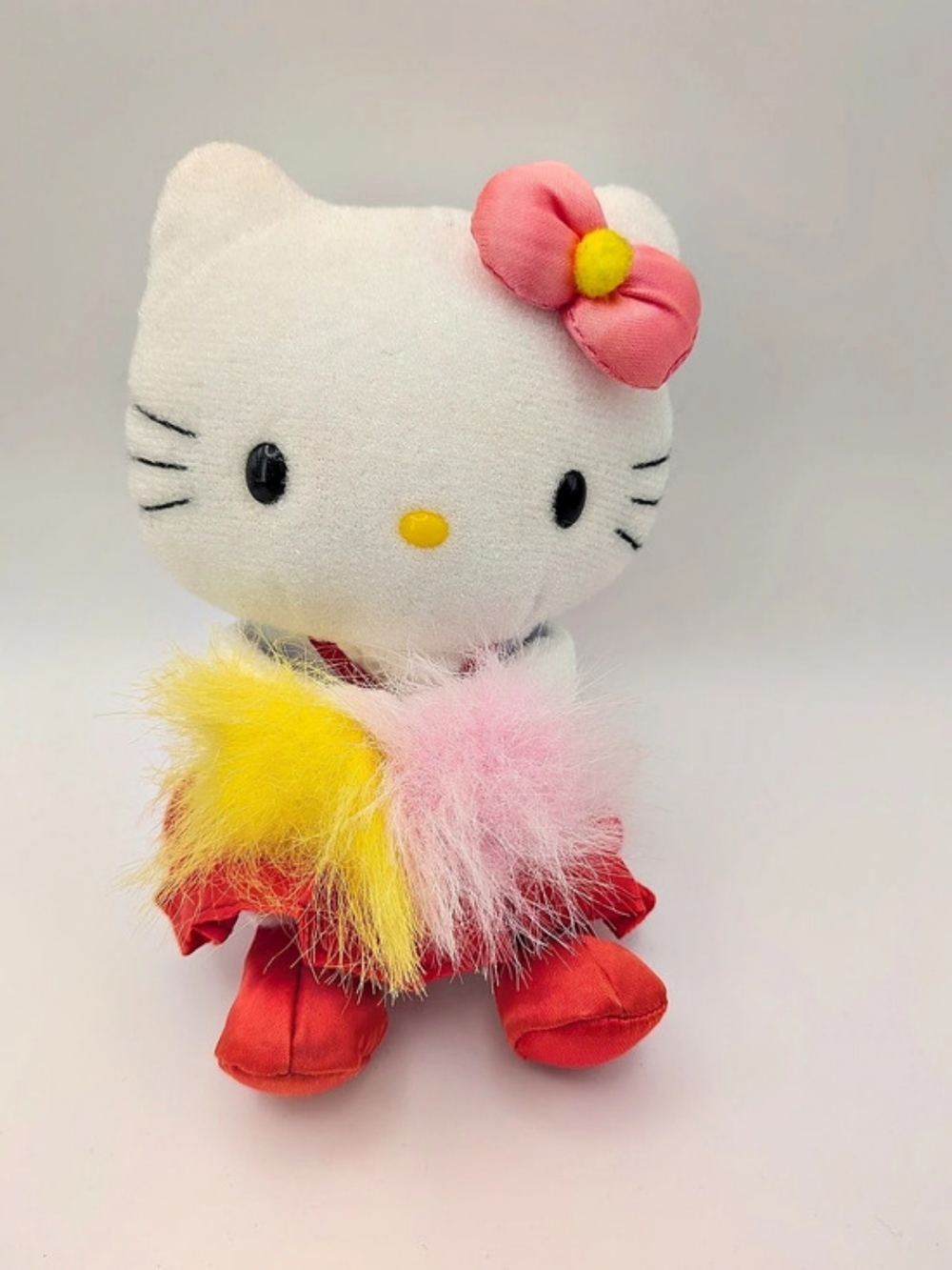 Sanrio Hello Kitty Cheer Plush Toy in White & Red